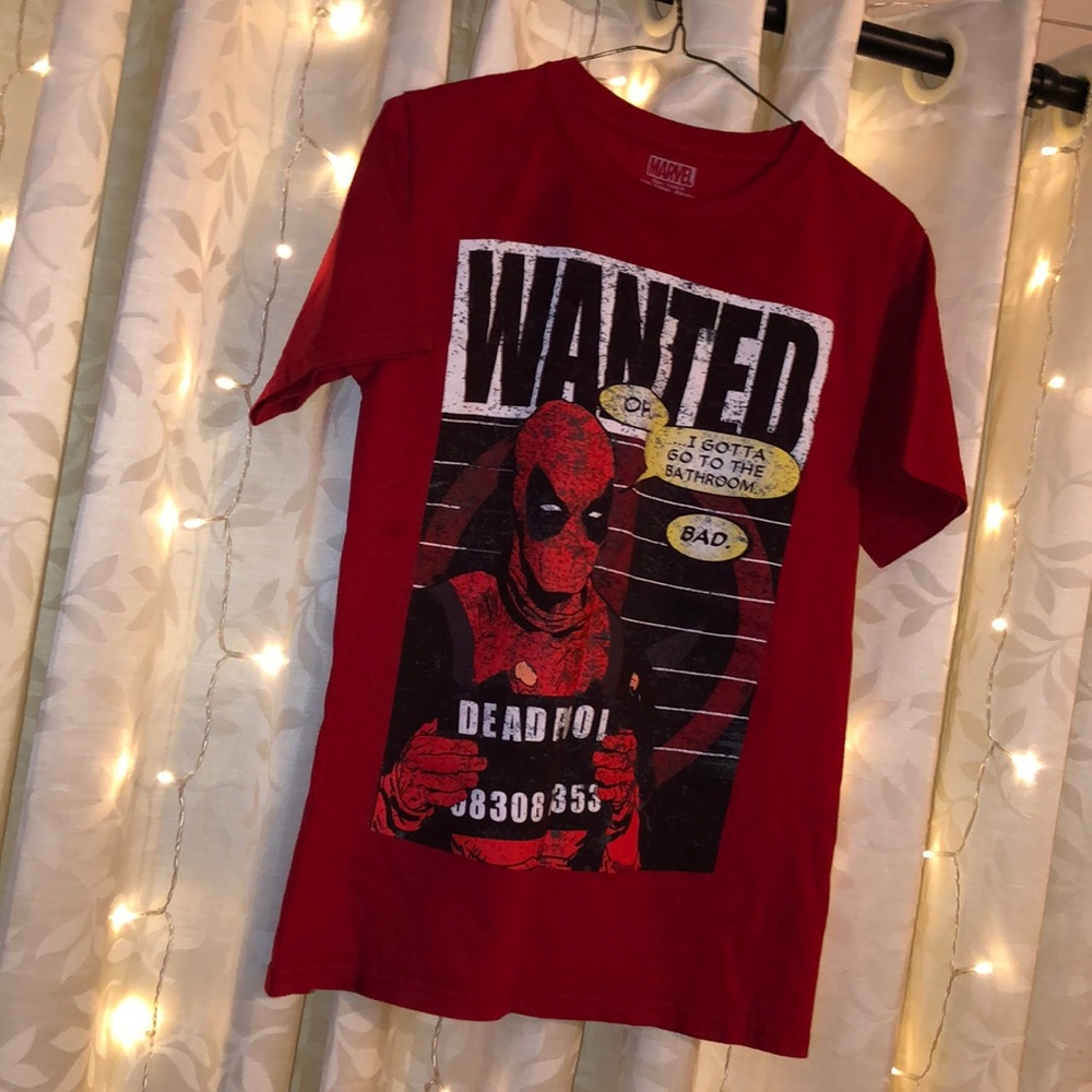 Marvel Deadpool Wanted Men's T-shirt